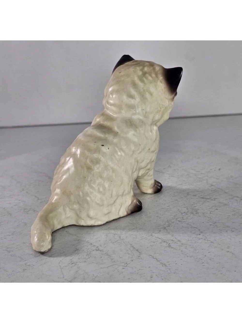 Hagen Renaker DW Glitter Persian Kitten Cat Figurine Designer's Workshop CHIP